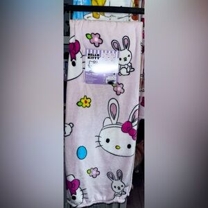Hello Kitty Easter throw blanket.